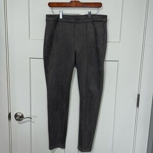White House Black Market Faux Suede “The Legging” Sz 8